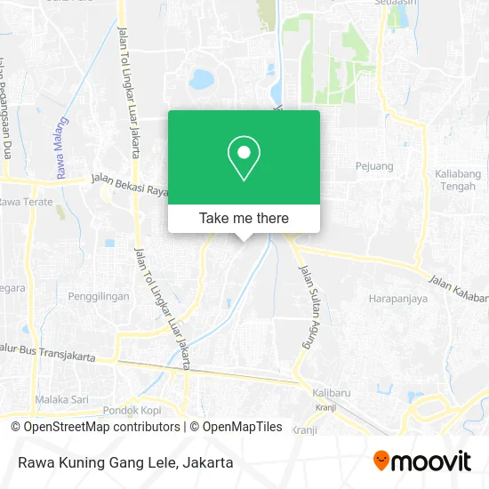 Rawa Kuning Gang Lele map