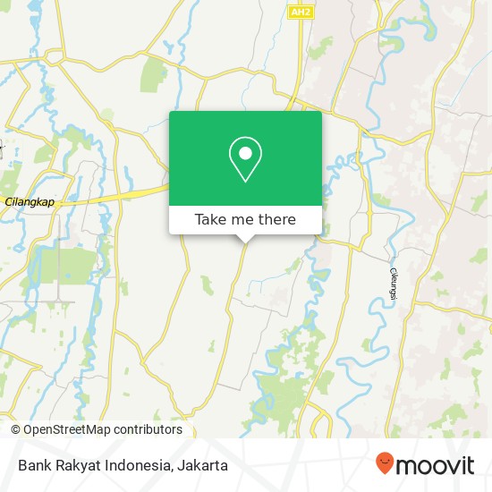 Bank Rakyat Indonesia, Jalan H Dehir Jatiasih map