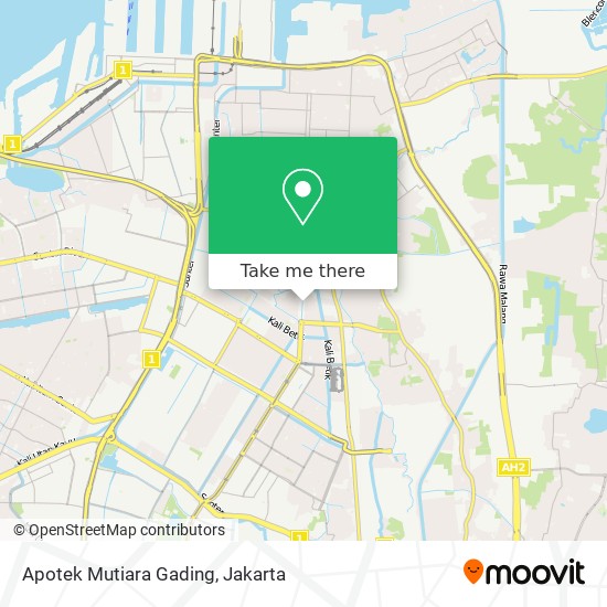 Apotek Mutiara Gading map