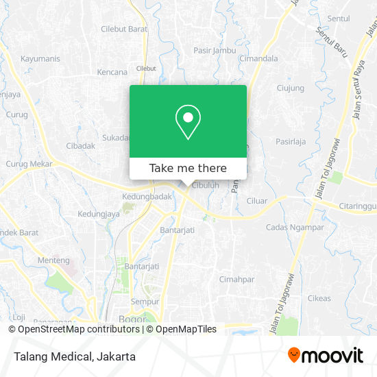 Talang Medical map