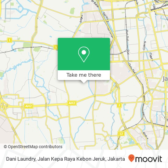 Dani Laundry, Jalan Kepa Raya Kebon Jeruk map