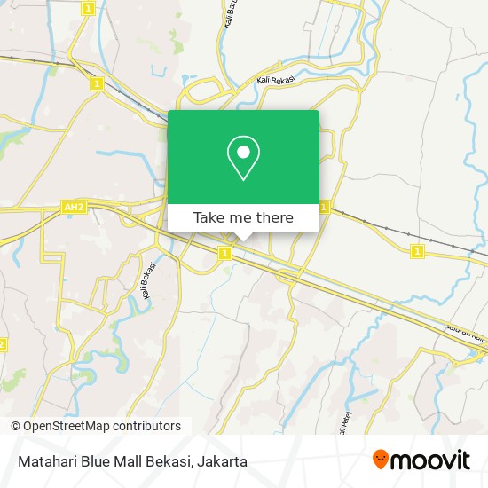 Matahari Blue Mall Bekasi map