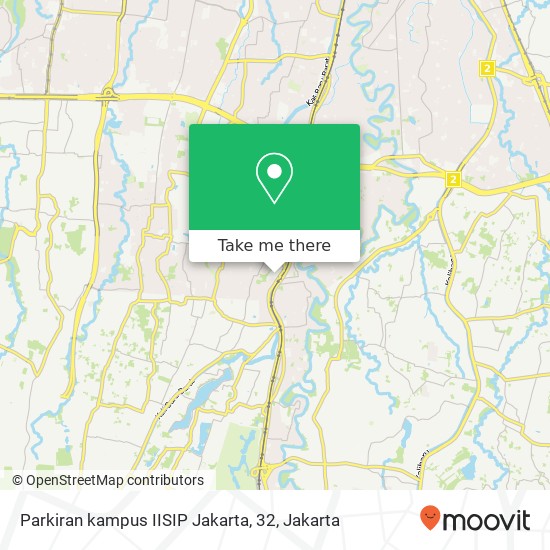 Parkiran kampus IISIP Jakarta, 32 map