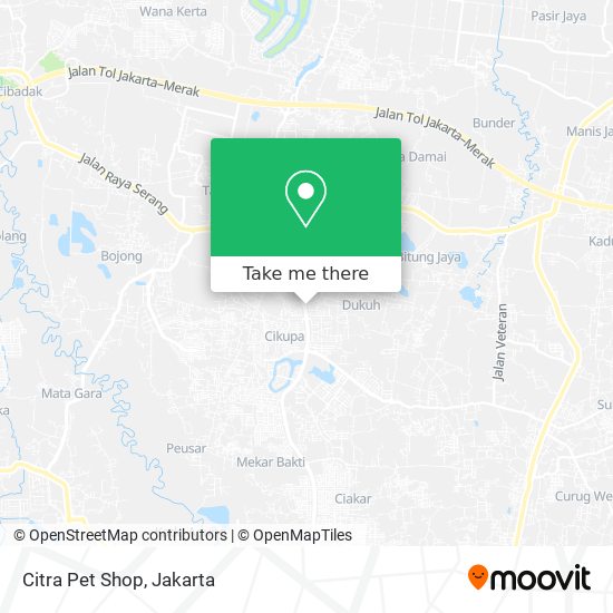 Citra Pet Shop map