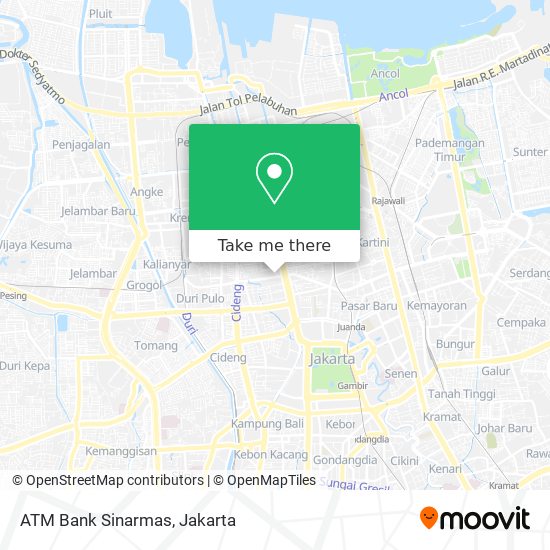 ATM Bank Sinarmas map