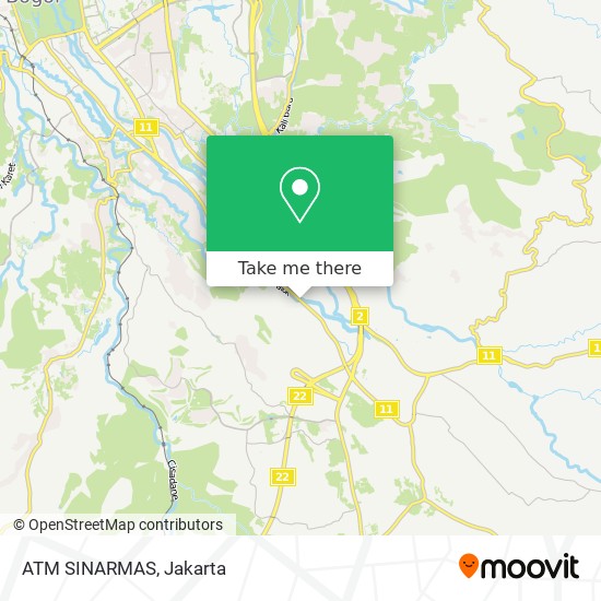 ATM SINARMAS map