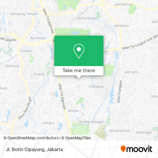 Jl. Botin Cipayung map