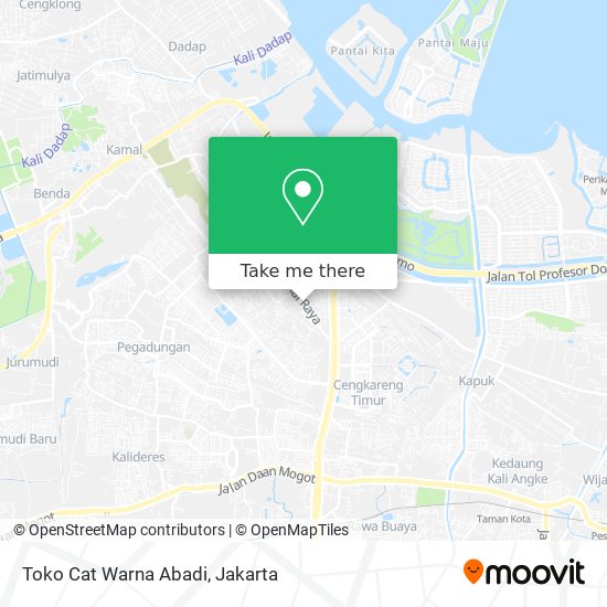 Toko Cat Warna Abadi map