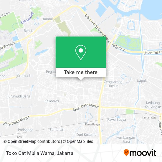 Toko Cat Mulia Warna map