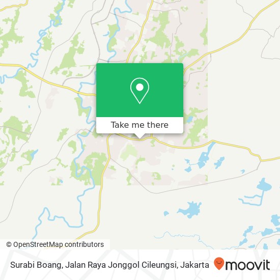 Surabi Boang, Jalan Raya Jonggol Cileungsi map