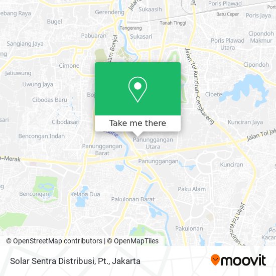 Solar Sentra Distribusi, Pt. map