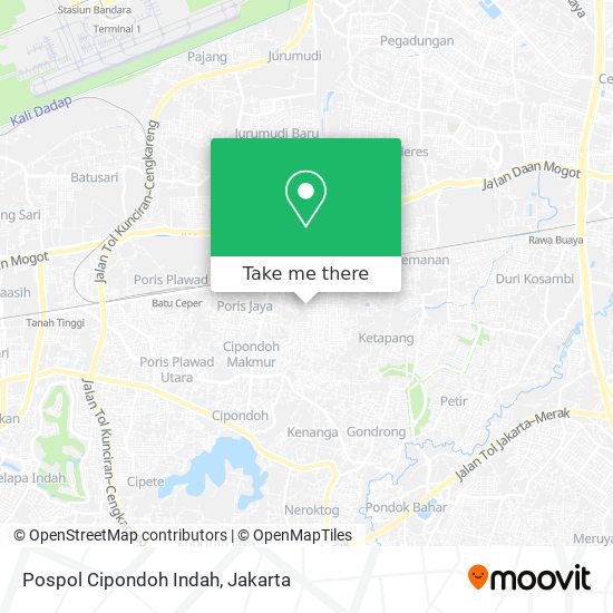 Pospol Cipondoh Indah map