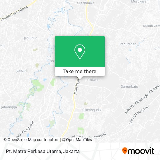 Pt. Matra Perkasa Utama map