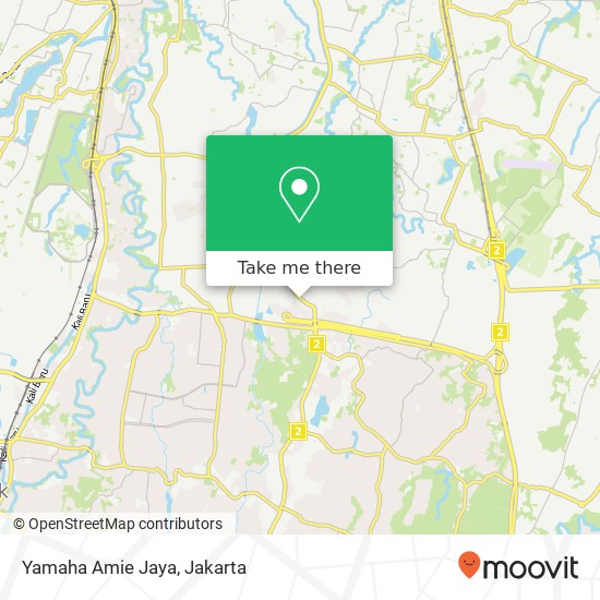 Yamaha Amie Jaya, Jalan Raya Bogor map