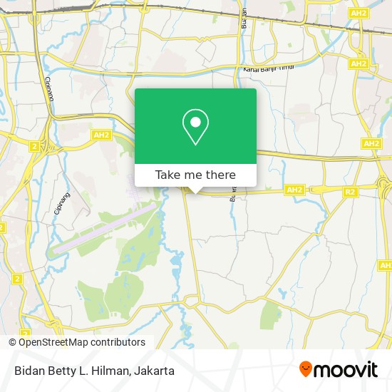 Bidan Betty L. Hilman map