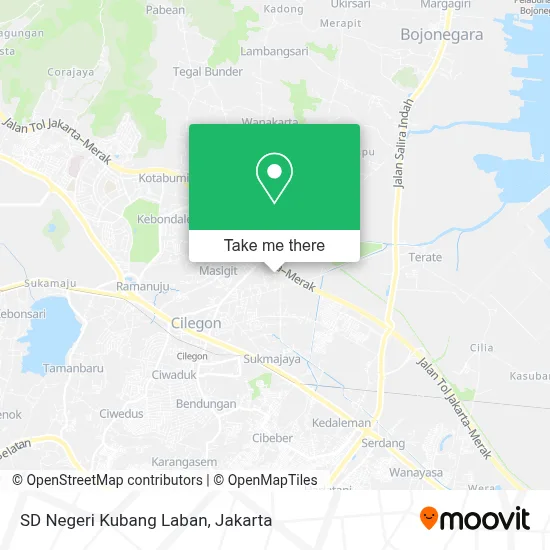 SD Negeri Kubang Laban map