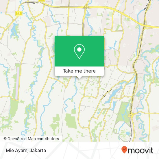 Mie Ayam, Jalan Pasir map