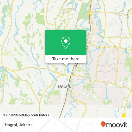 Hagraf, Jalan Nusantara Raya Pancoran Mas map