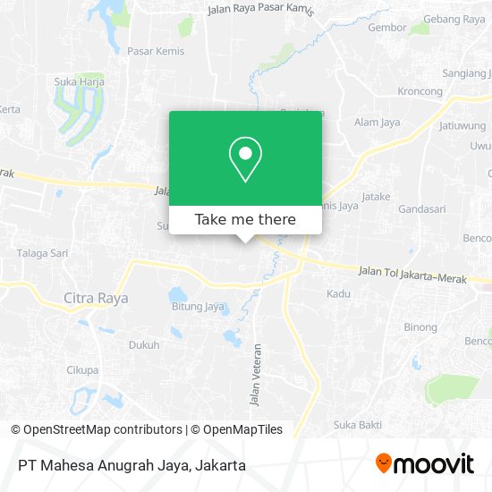PT Mahesa Anugrah Jaya map