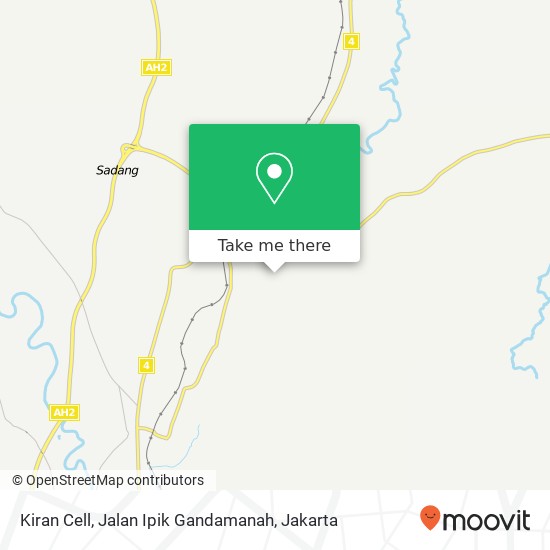 Kiran Cell, Jalan Ipik Gandamanah map