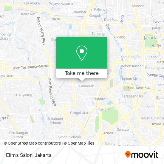 Elim's Salon map