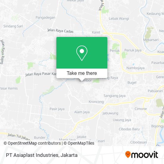 PT Asiaplast Industries map