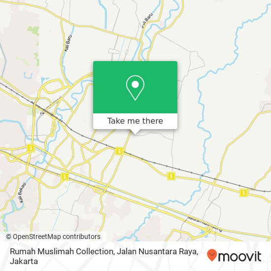 Rumah Muslimah Collection, Jalan Nusantara Raya map