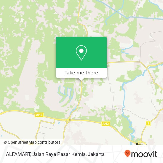 ALFAMART, Jalan Raya Pasar Kemis map