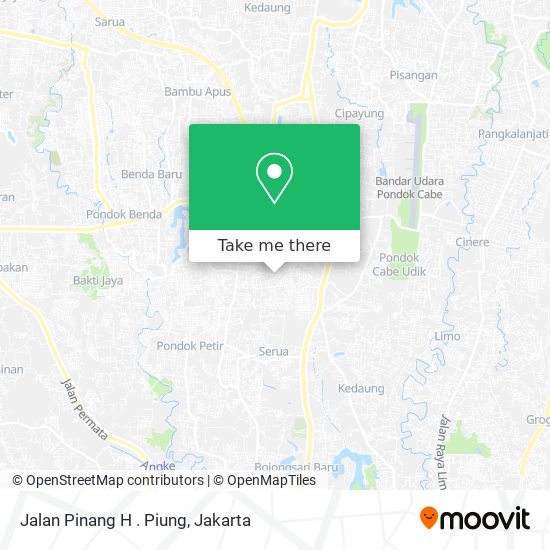 Jalan Pinang H . Piung map