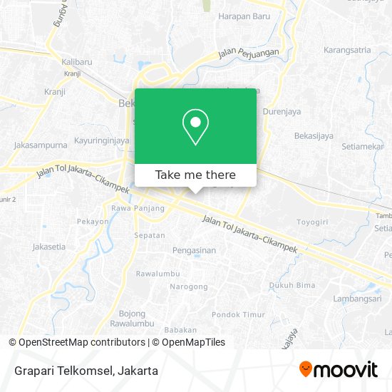 Grapari Telkomsel map