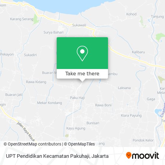 UPT Pendidikan Kecamatan Pakuhaji map