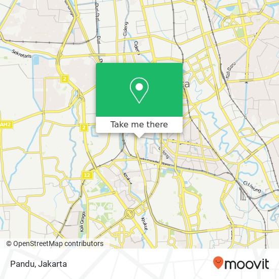 Pandu, Indonesia map