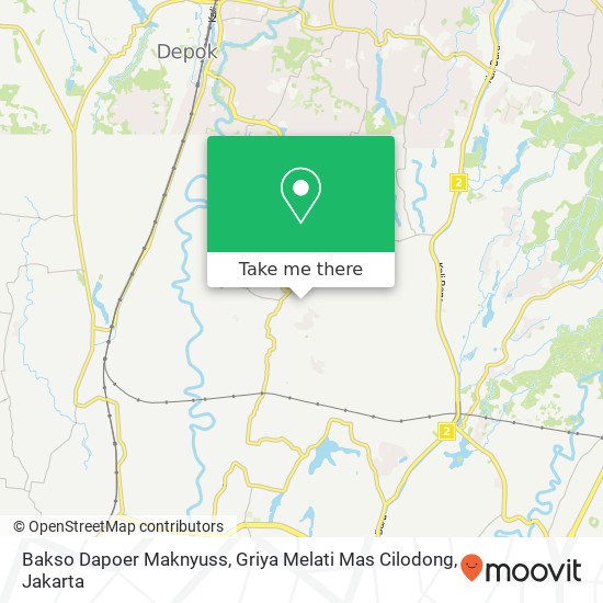 Bakso Dapoer Maknyuss, Griya Melati Mas Cilodong map