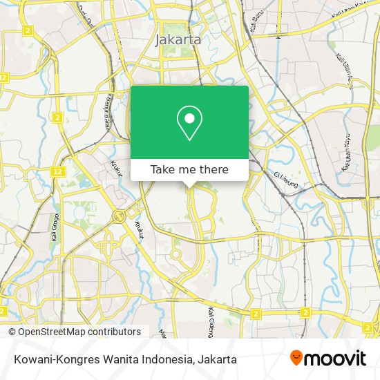 Kowani-Kongres Wanita Indonesia map