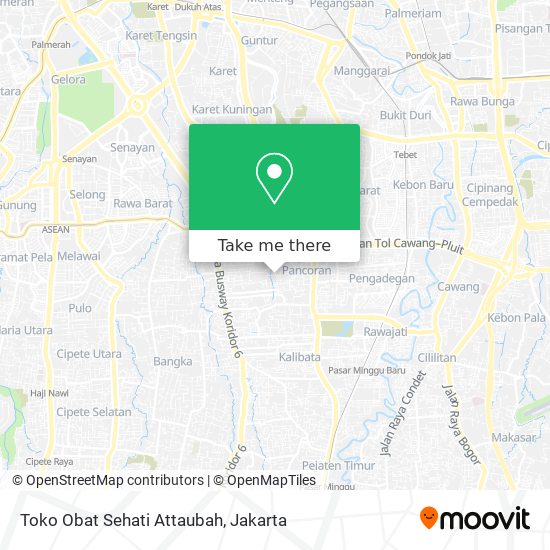 Toko Obat Sehati Attaubah map