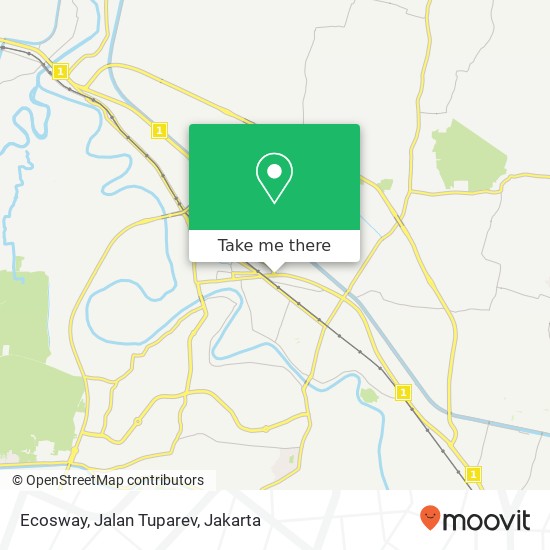 Ecosway, Jalan Tuparev map