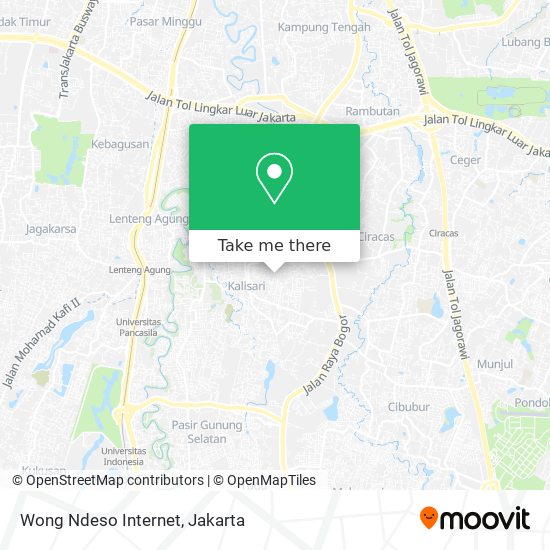 Wong Ndeso Internet map