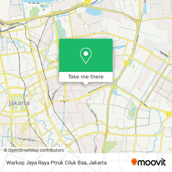 Warkop Jaya Raya Ptruk Ciluk Baa map