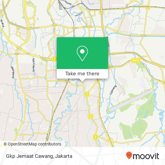 Gkp Jemaat Cawang, Jalan Taman Harapan map