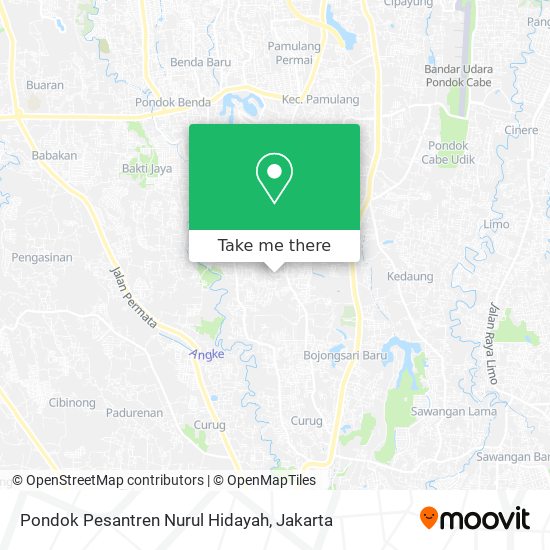 Pondok Pesantren Nurul Hidayah map
