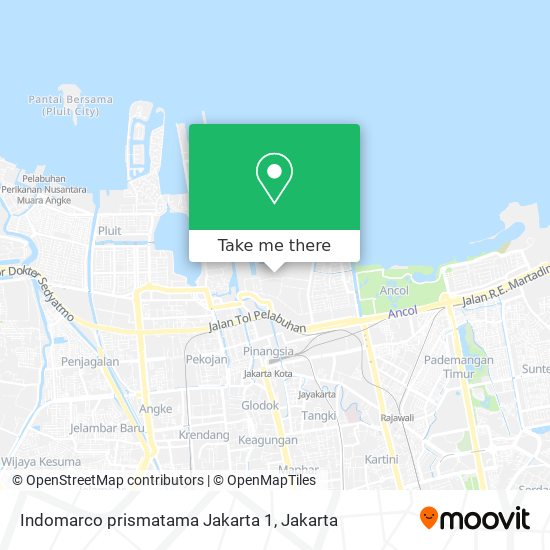 Indomarco prismatama Jakarta 1 map