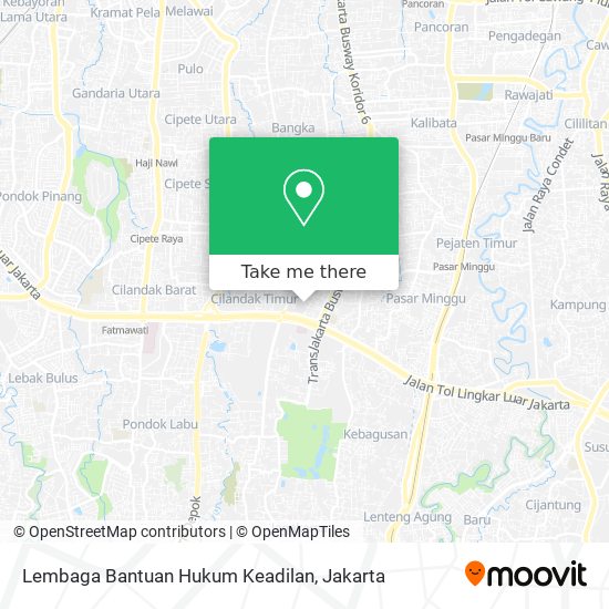 Lembaga Bantuan Hukum Keadilan map