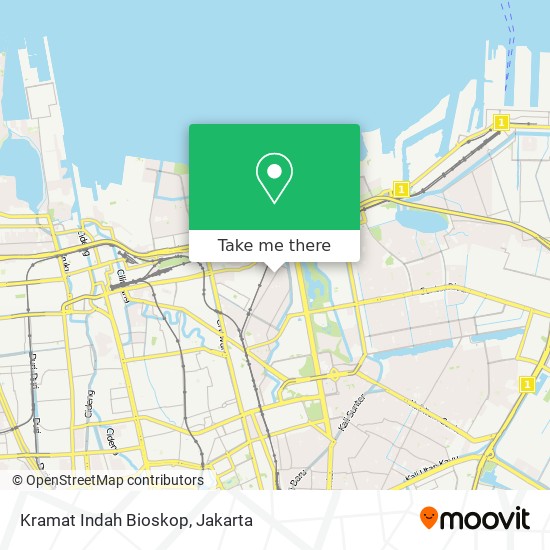 Kramat Indah Bioskop map