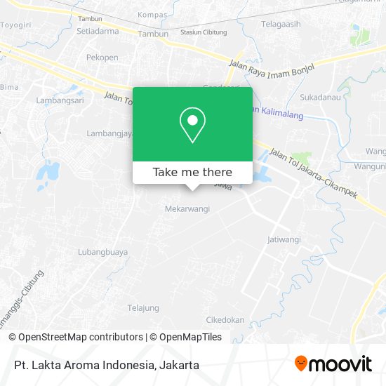 Pt. Lakta Aroma Indonesia map