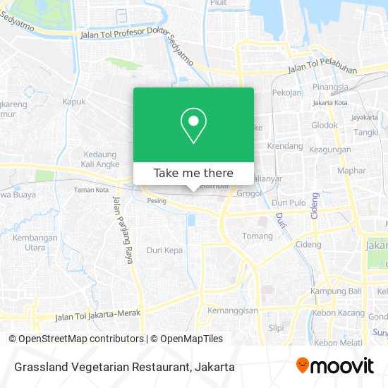 Grassland Vegetarian Restaurant map