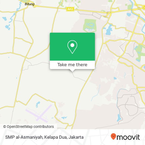 SMP al-Asmaniyah, Kelapa Dua map