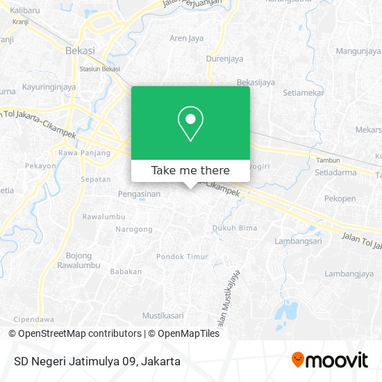 SD Negeri Jatimulya 09 map