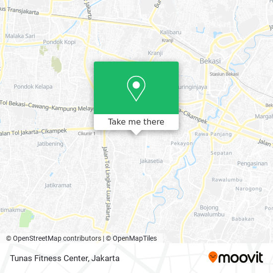 Tunas Fitness Center map