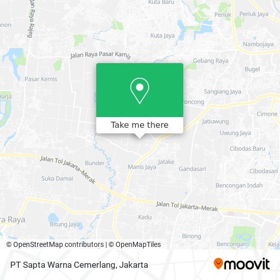 PT Sapta Warna Cemerlang map