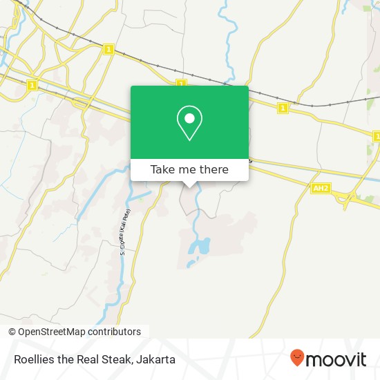 Roellies the Real Steak, Tambun Selatan 17510 map